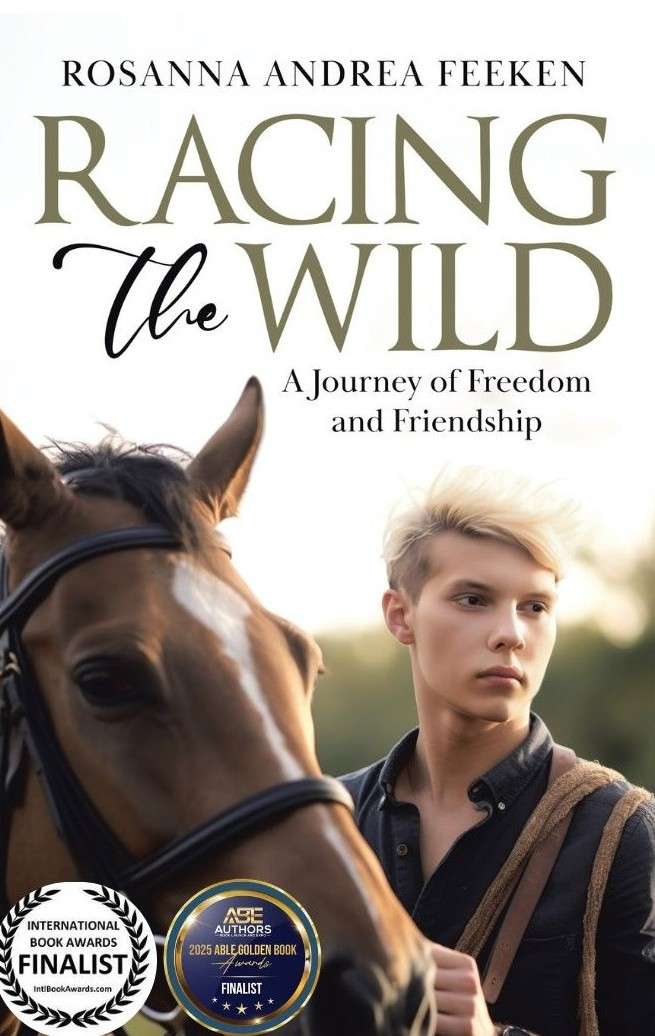 PRESS RELEASE: Australian Author Rosanna Andrea Feeken Earns International Book Awards Finalist Honour for Racing the Wild: A Journey of Freedom and Friendship