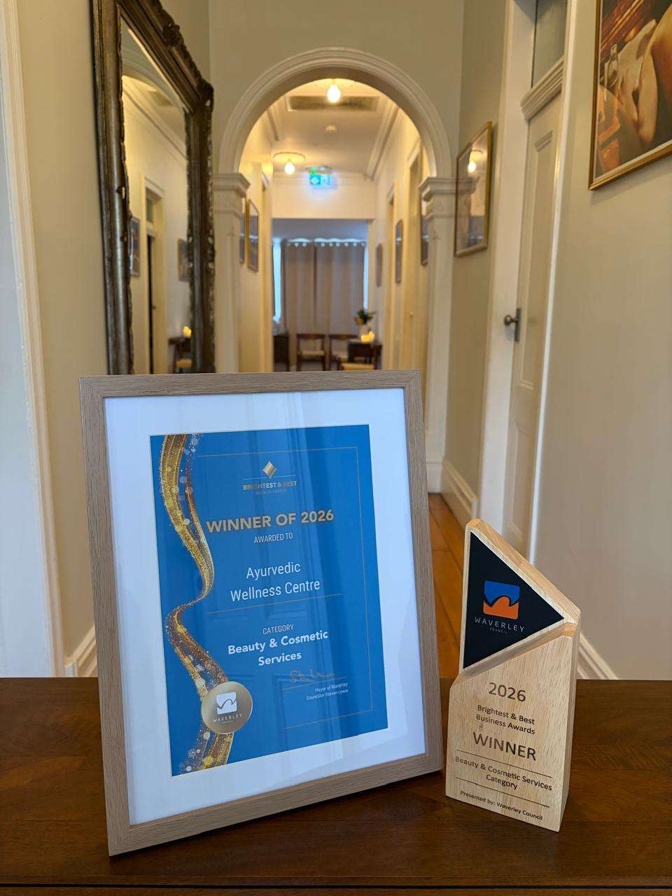PRESS RELEASE: Bondi Junction Ayurveda Clinic Wins Waverley Council Business Award
