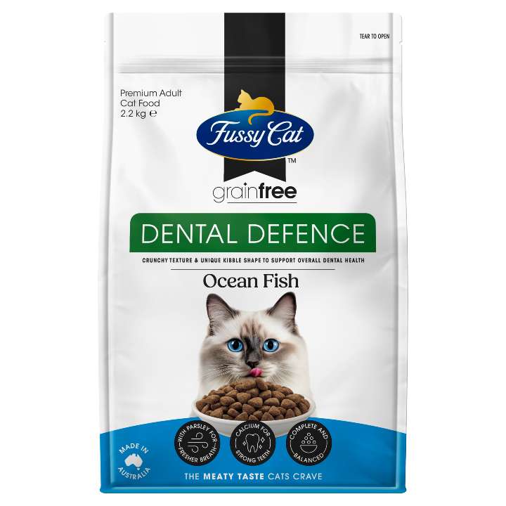 PRESS RELEASE: Fussy Cat launches new Dental Defence Ocean Fish to support everyday feline dental health