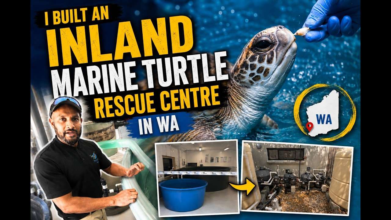 PRESS RELEASE: Western Australia’s First Inland Marine Turtle Intensive Care Facility Supports Injured Sea Turtles