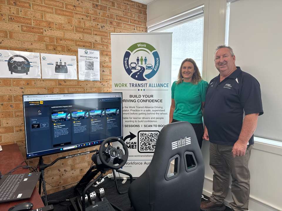 PRESS RELEASE: Driving simulator arrives in Bega to help locals get road ready